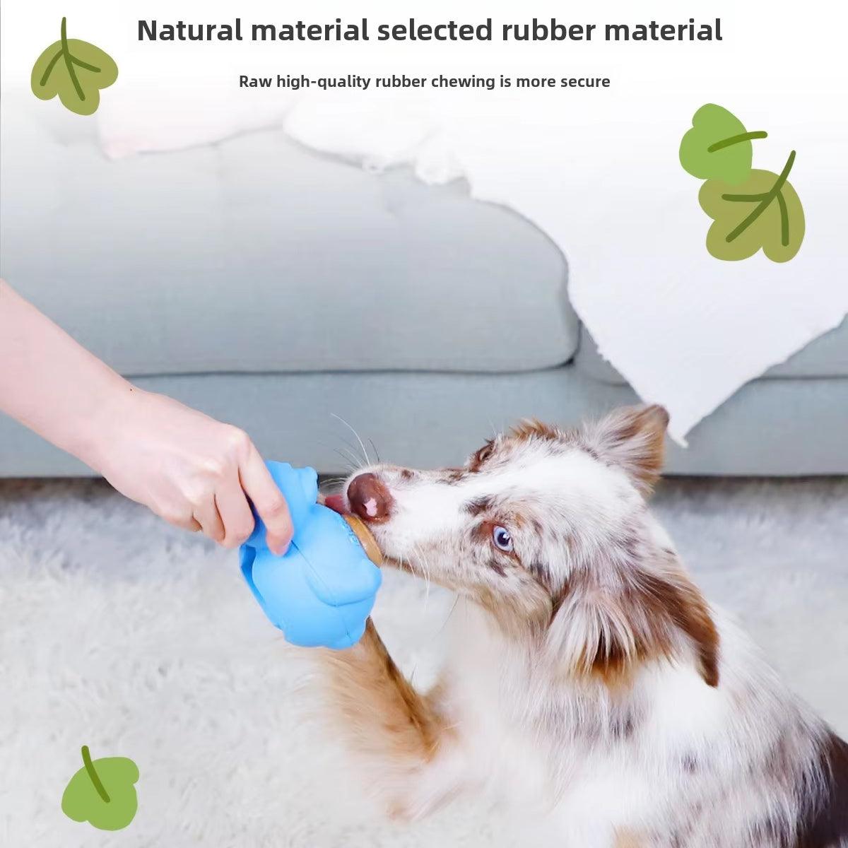 GiGwi BellyBites Teething Biscuits for Dogs Vegan Rubber Dog Toys