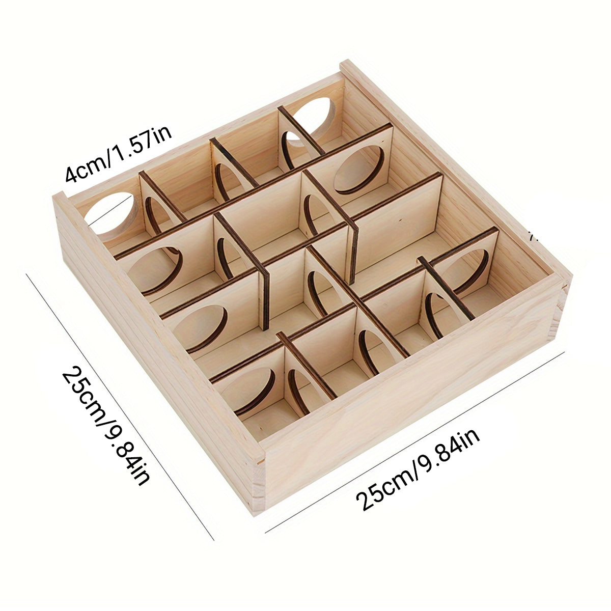 Interactive Wooden Hamster Toy Maze for Small Pets’ Play & Exercise