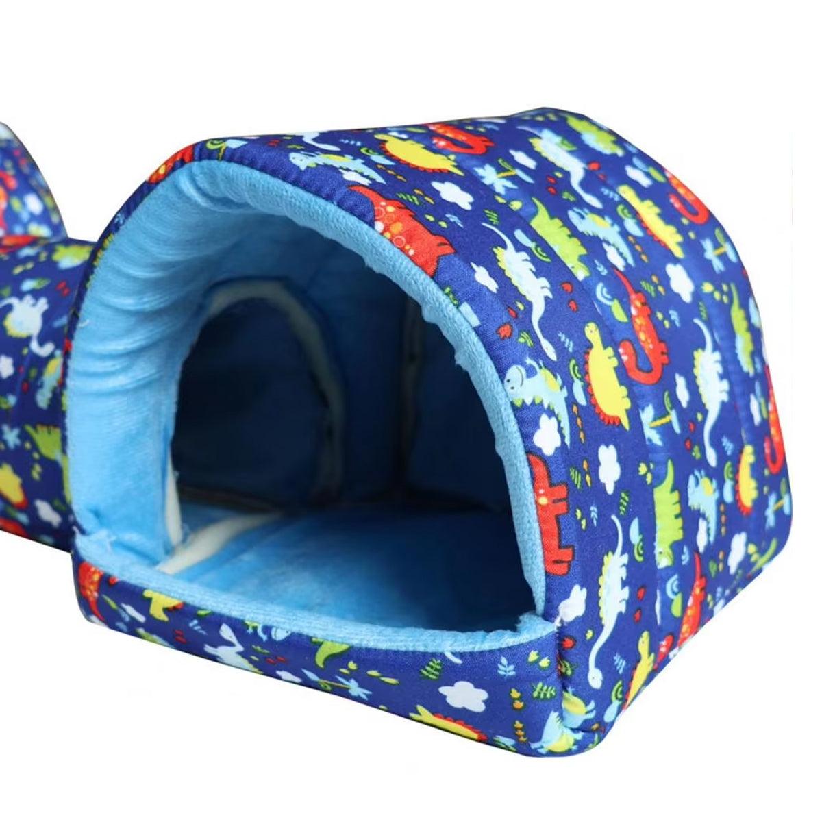 Small Animal Tunnel Bed Soft & Cozy Sleeping Hideout for Hamsters