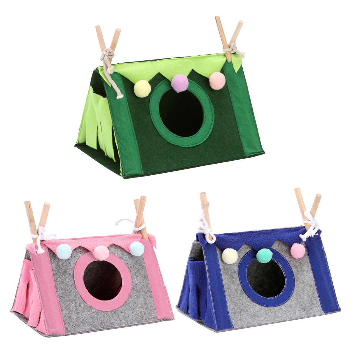 Cozy Hamster Tent - Colorful and Fun Hideaway for Small Pets