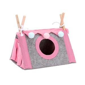 Cozy Hamster Tent - Colorful and Fun Hideaway for Small Pets