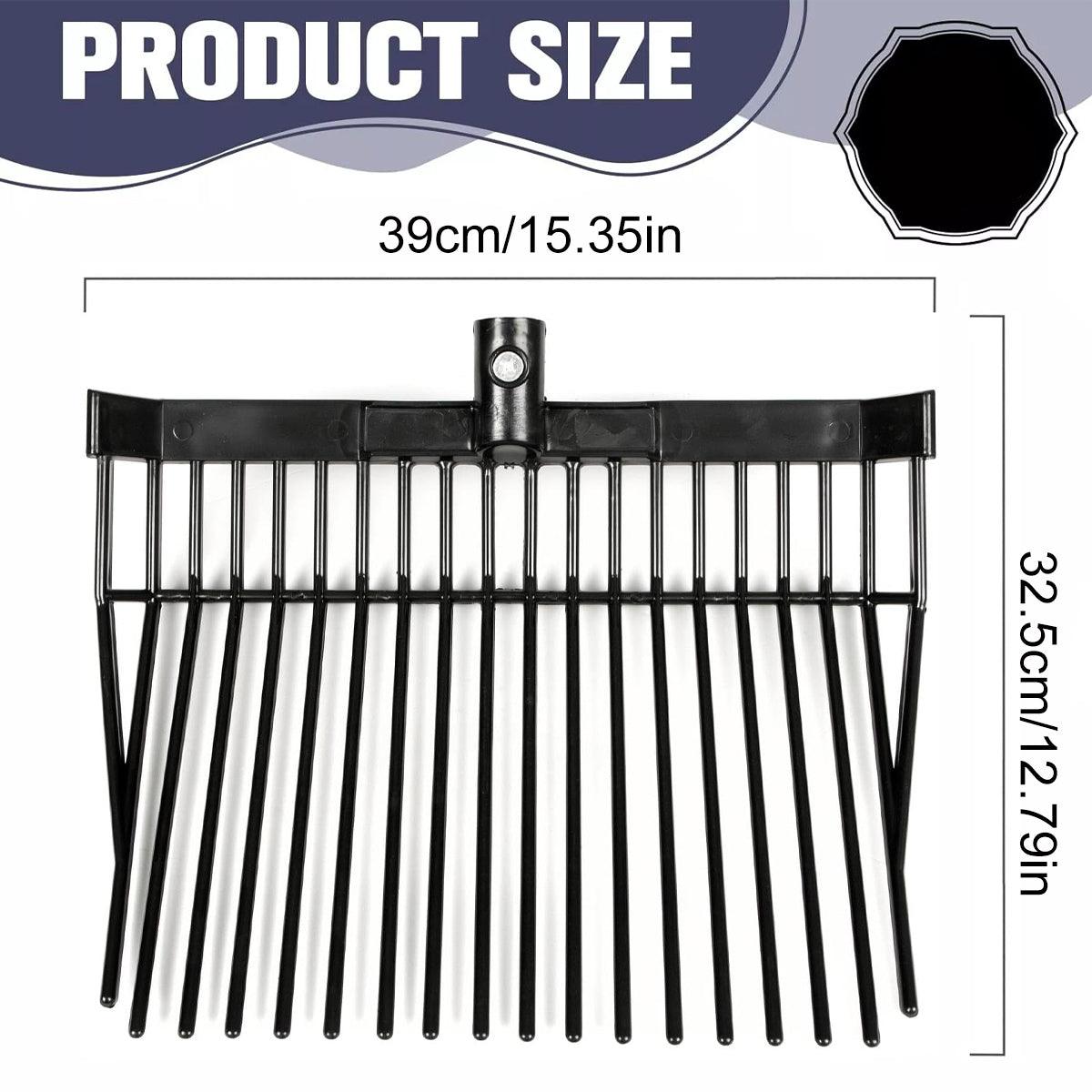 Durable ABS Horse Pitchfork Lightweight Stable & Garden Cleaning Tool