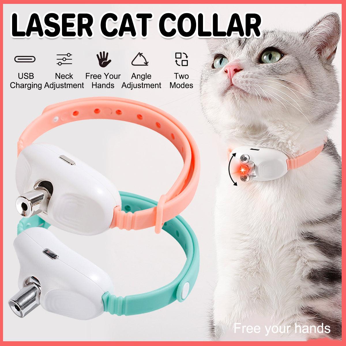 Collar Laser Teaser Interactive Cat Toy Pet Teasing Laser for Fun Play Exercise