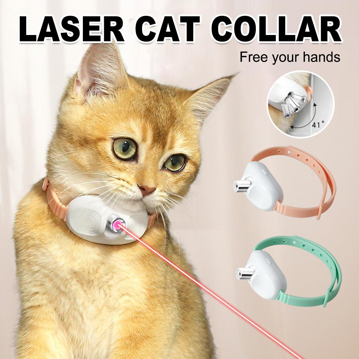 Collar Laser Teaser Interactive Cat Toy Pet Teasing Laser for Fun Play Exercise