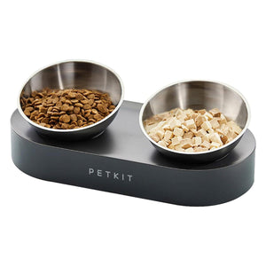 PETKIT 15° Adjustable Double Pet Bowl Stainless Steel Raised Feeder