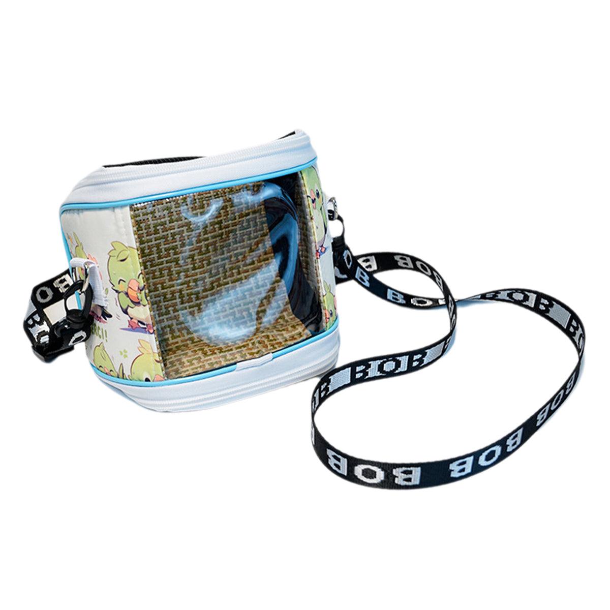 Portable Parrot Travel Carrier Transparent & Breathable Bird Bag