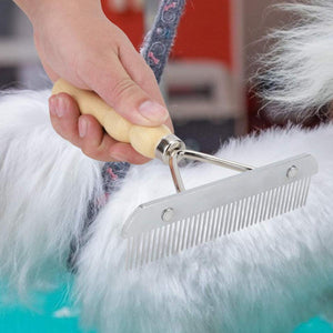 Pet Brush Hair Comb Grooming Rake Comb Dogs and Cats Shedding Deshedding Tool