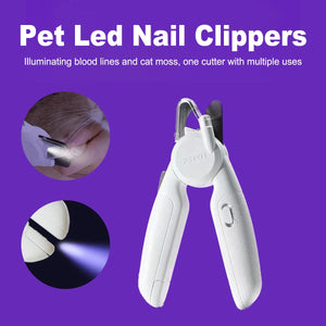 PETKIT Pet LED Nail Clippers Dual Light Design for Safe & Precise Trimming