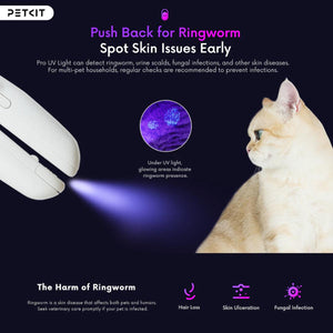 PETKIT Pet LED Nail Clippers Dual Light Design for Safe & Precise Trimming