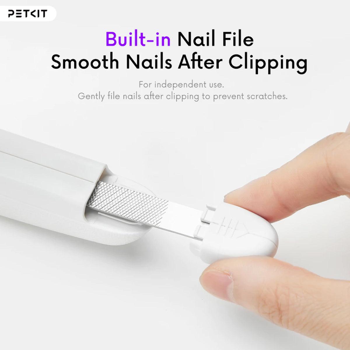 PETKIT Pet LED Nail Clippers Dual Light Design for Safe & Precise Trimming