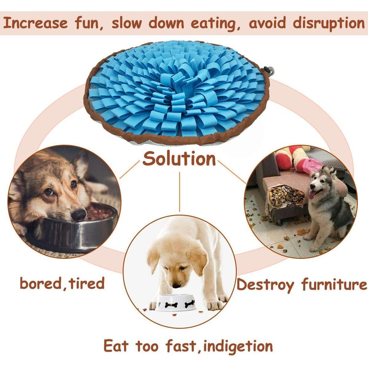 Interactive Snuffle Mat for Dogs Slow Feeding and Mental Stimulation