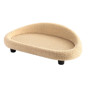 Sisal Cat Scratching Board with Cozy Velvet Nest