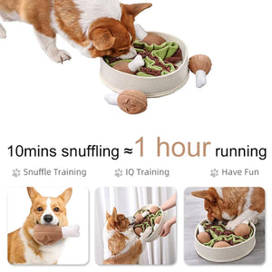 Chicken Leg Bucket Puzzle Toy Interactive Snuffle & IQ Training for Dogs