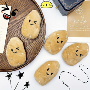 20PCS Plush Squeaky Potato Cat Toys