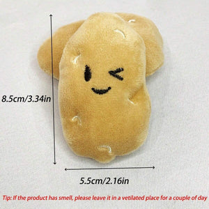 20PCS Plush Squeaky Potato Cat Toys