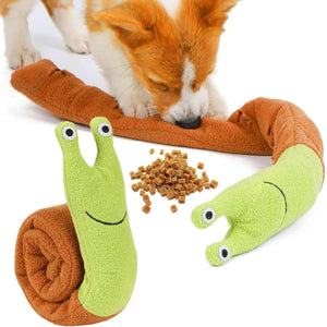 Snuffle Toy Snail for Dogs – IQ Training and Fun Treat Puzzle