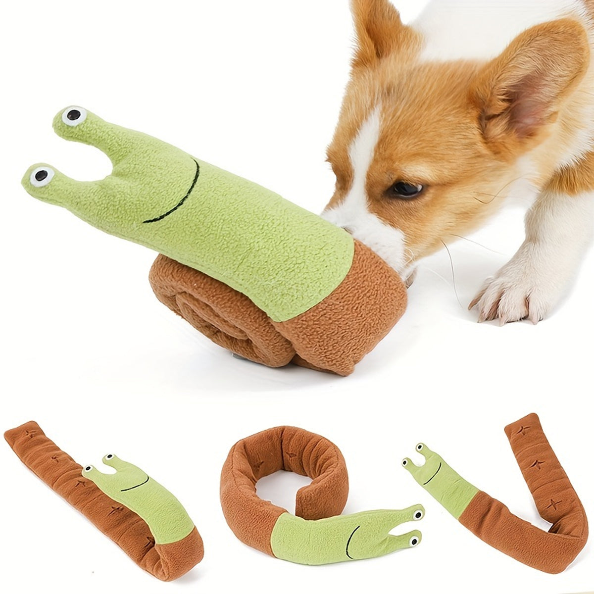 Snuffle Toy Snail for Dogs – IQ Training and Fun Treat Puzzle