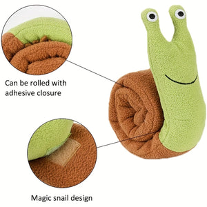 Snuffle Toy Snail for Dogs – IQ Training and Fun Treat Puzzle