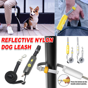 Nylon Dog Leash for Small Medium Dogs Durable Adjustable Pet Walking Lead Strap