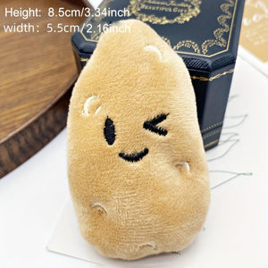 20PCS Plush Squeaky Potato Cat Toys