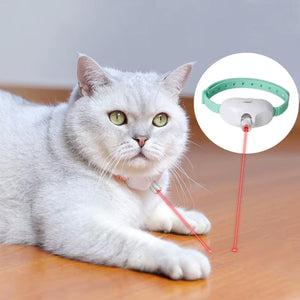 Collar Laser Teaser Interactive Cat Toy Pet Teasing Laser for Fun Play Exercise