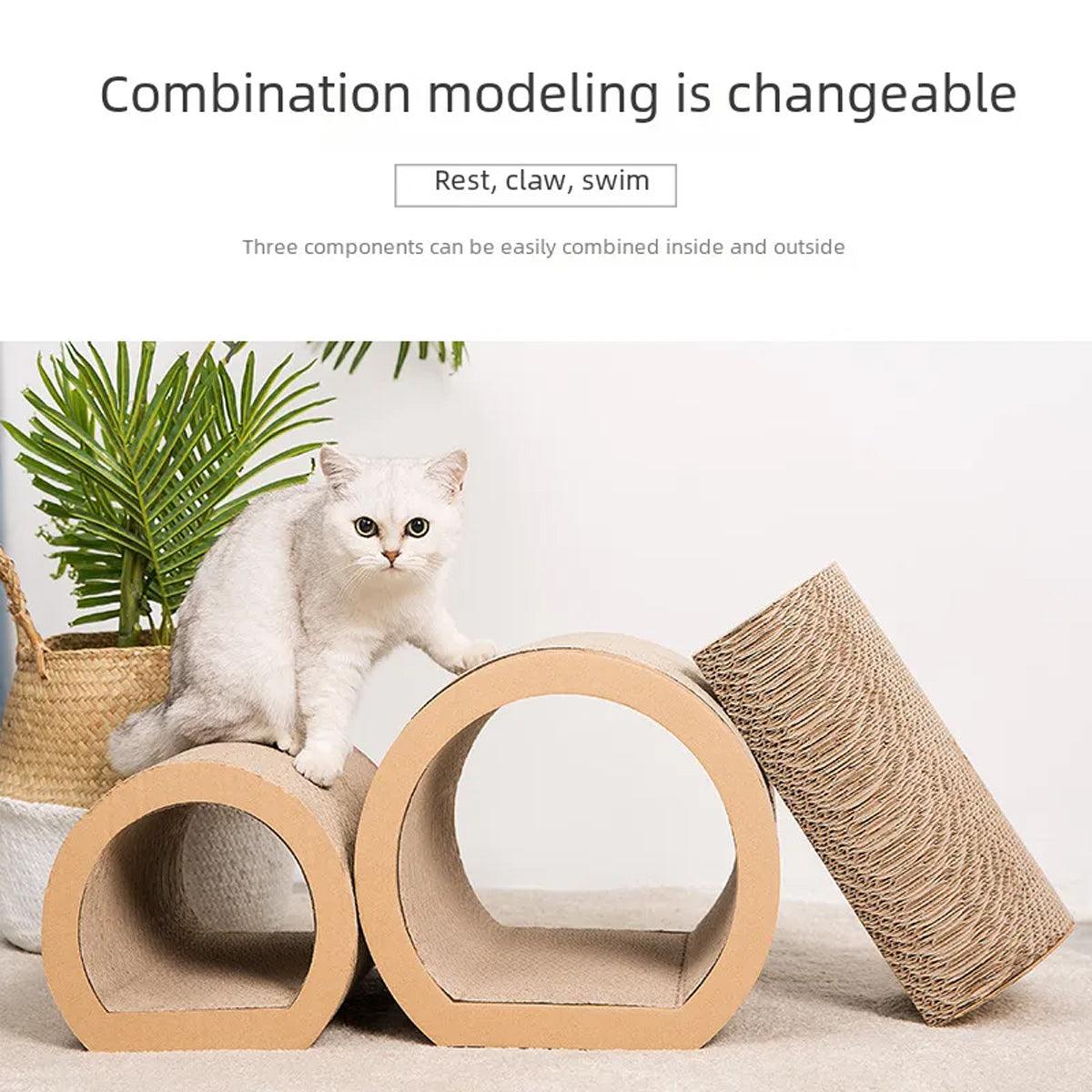 Cat Scratching Board Set Durable Corrugated Cardboard for Cats