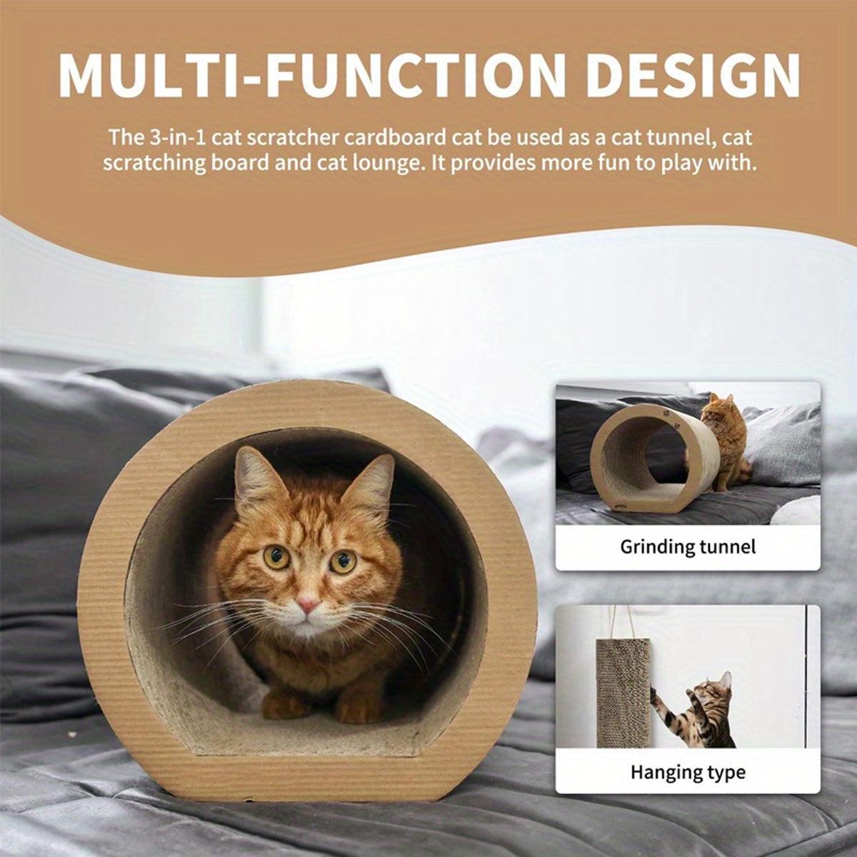 Cat Scratching Board Set Durable Corrugated Cardboard for Cats