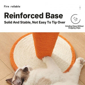 Carrot Sisal Cat Scratching Post Durable Eco-friendly Scratch Toy