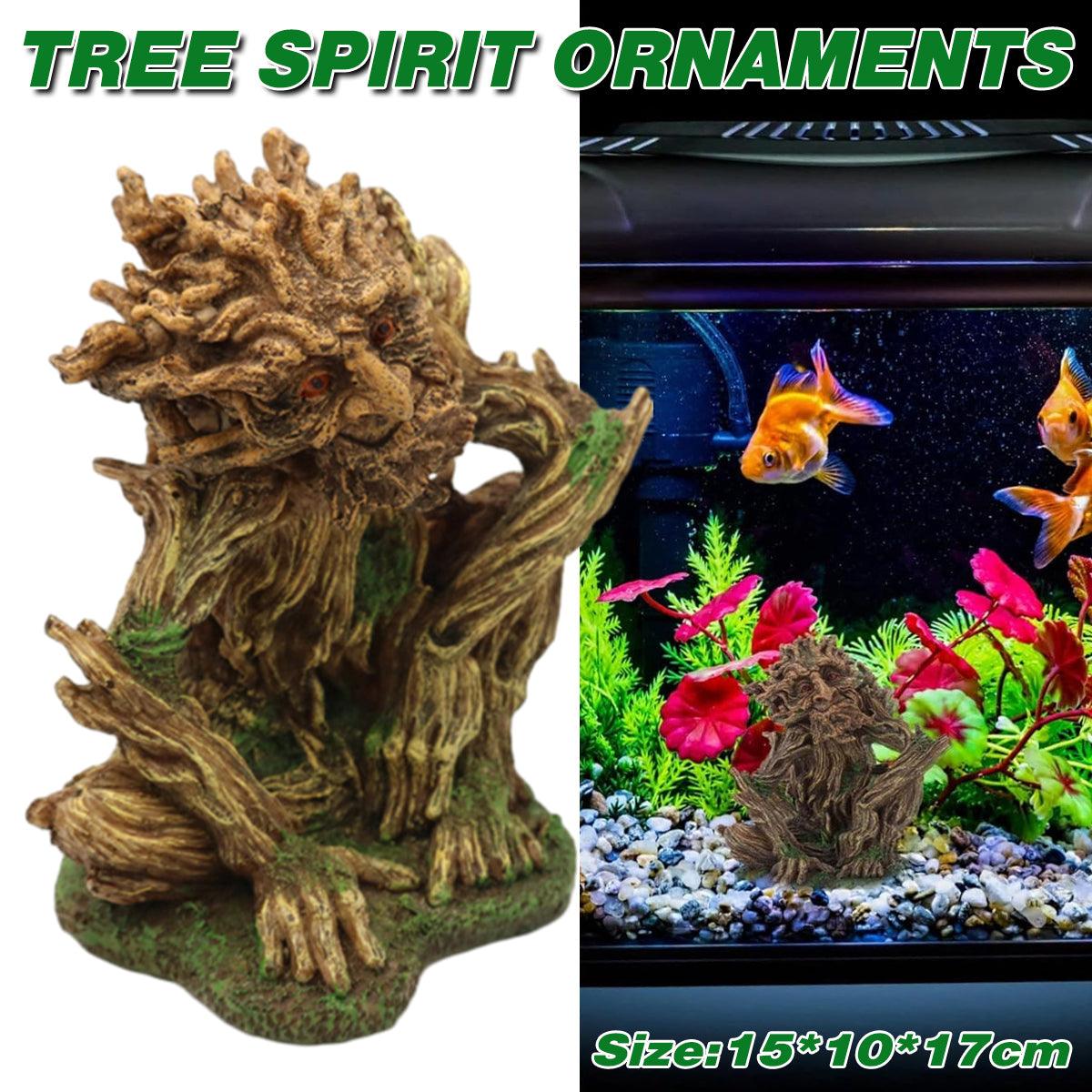 Aquarium Tree & Rockery Ornament Resin Fish Tank Decoration