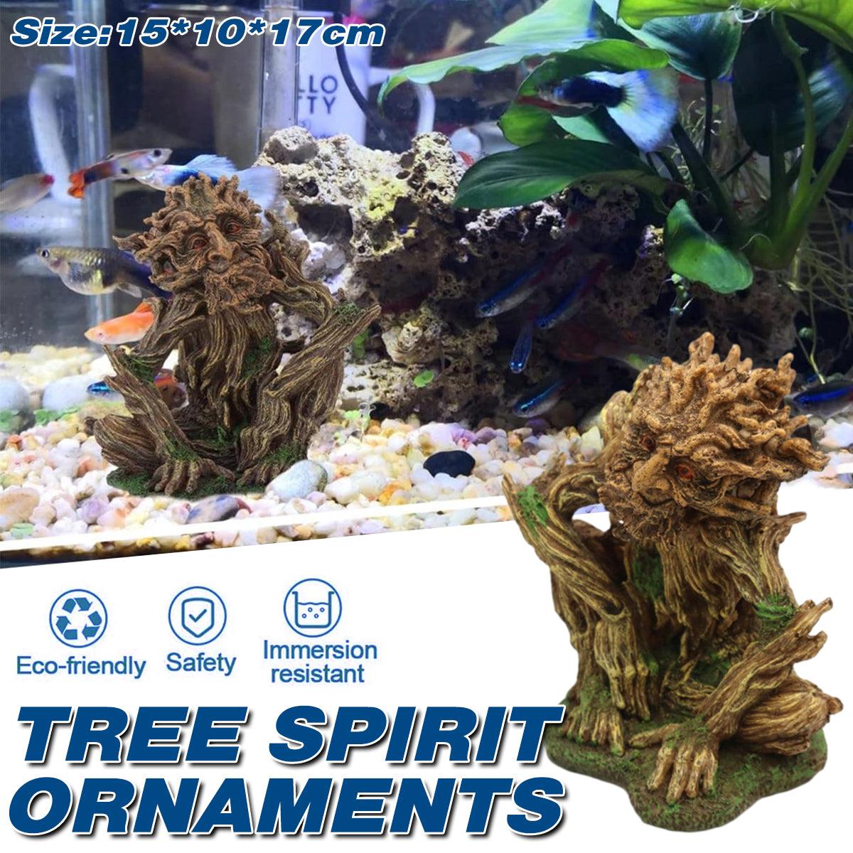 Aquarium Tree & Rockery Ornament Resin Fish Tank Decoration