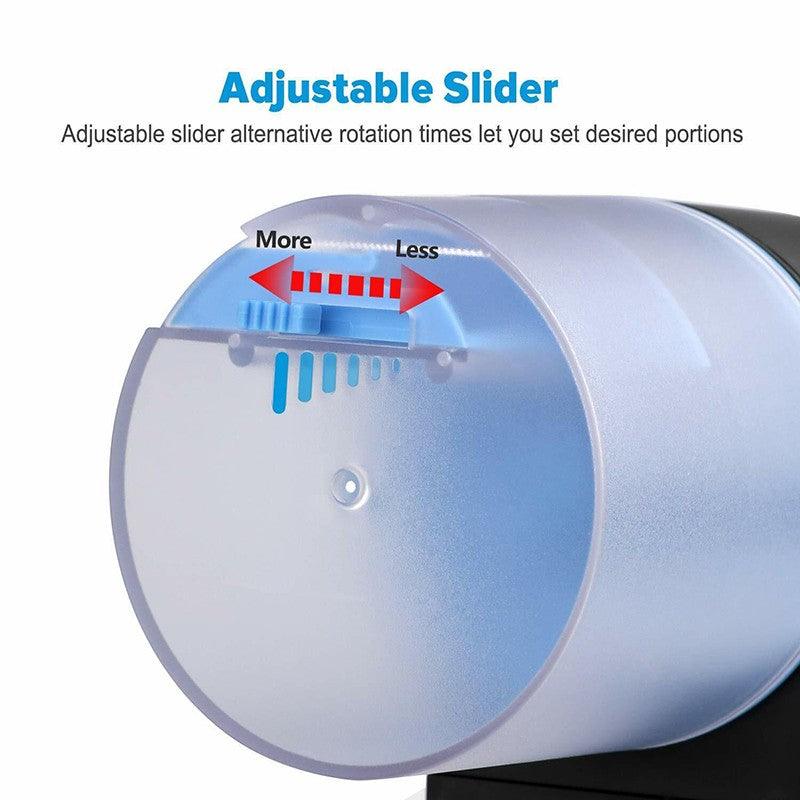 Convenient Aquarium Feeder for Timed and Manual Fish Feeding