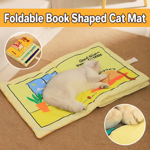 Cat Book Cat Mat Foldable Cat Nest Pet Sleeping Mat Cat Toy Fun Flip Pet Nest