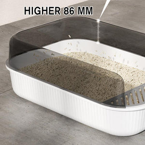 Cat Litter Box With Cat Litter Scoop 2 Colours