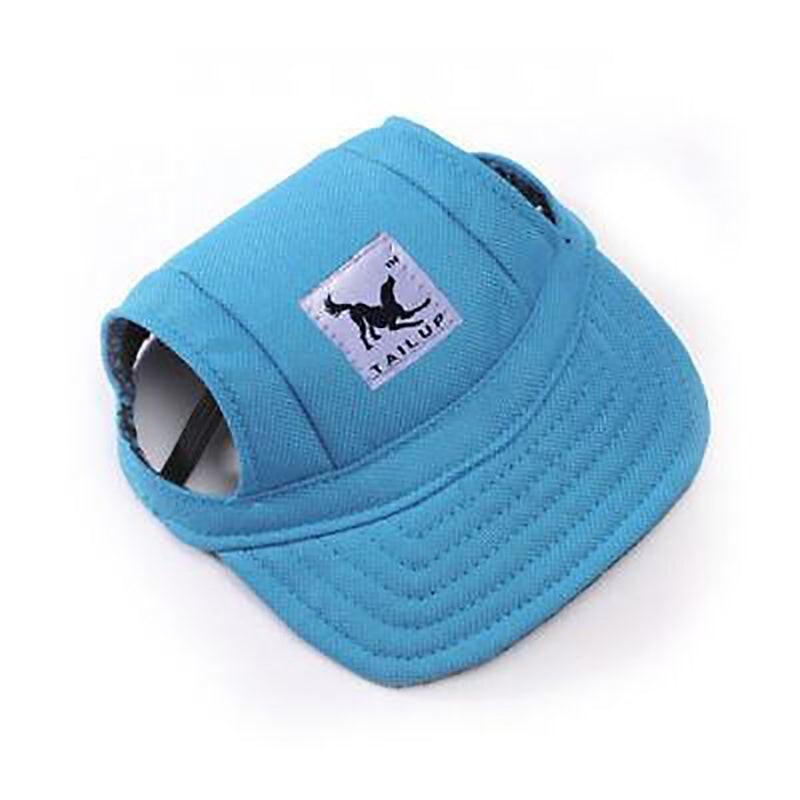 Dog Baseball Cap Outdoor Pet Sun Hat Summer Canvas Visor Puppy S-XL