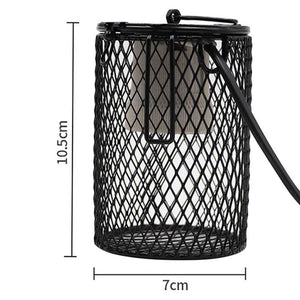 Reptile Ceramic Heat Lamp with Anti-hot Cage