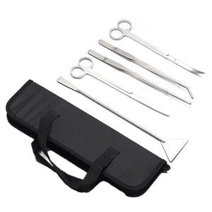 Stainless Steel Aquarium Tool Kit Curved Scissors