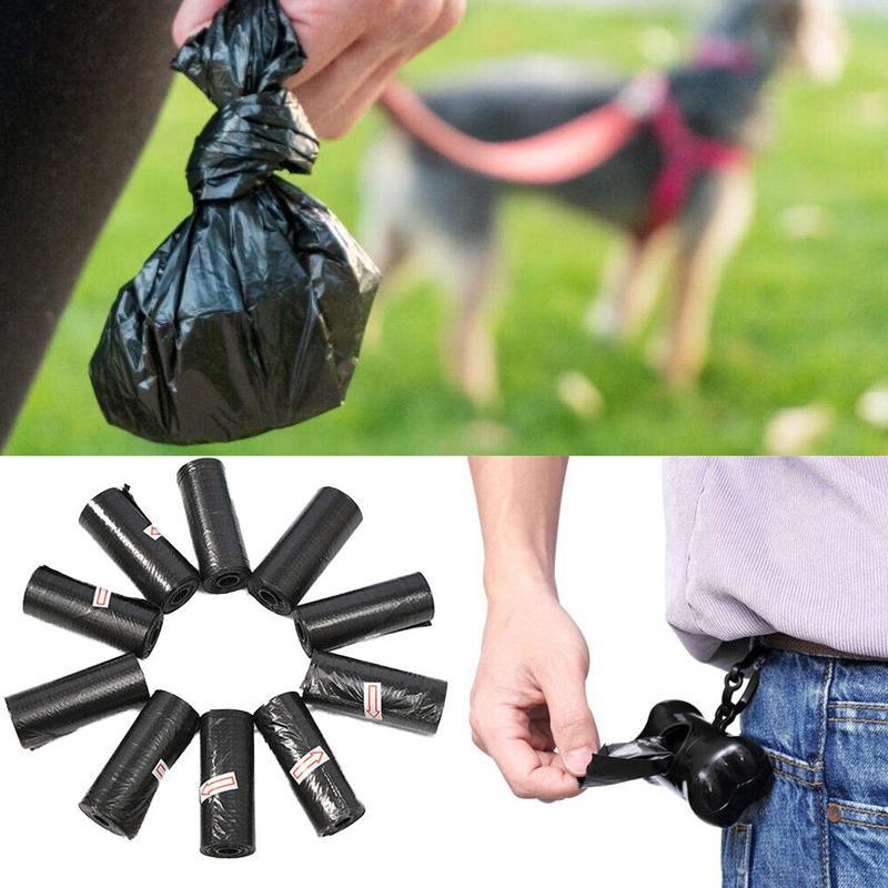 10-100 Rolls Colourful Pet Garbage Bags