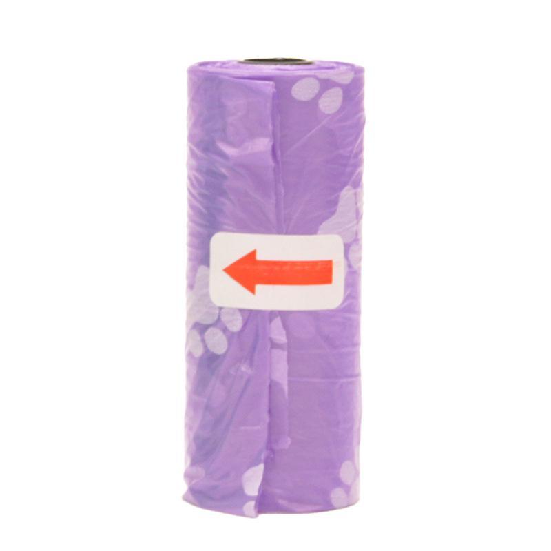 10-100 Rolls Colourful Pet Garbage Bags