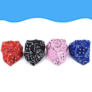 S/M/L Adjustable Pet Dog Bandana Collar Triangle Scarf For Puppy Cat Neckerchief