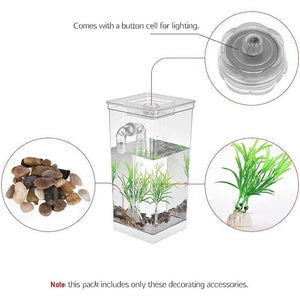 Small Fish Tank Self Cleaning Aquarium