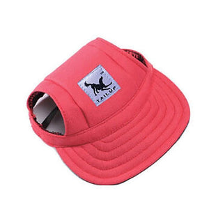 Dog Baseball Cap Outdoor Pet Sun Hat Summer Canvas Visor Puppy S-XL