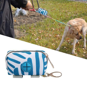 Grey Dog Poop Bag Holder