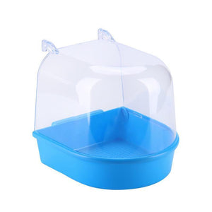 Bird Bath Tub Pet Cleaning 5 Colours 13.5*13*13cm