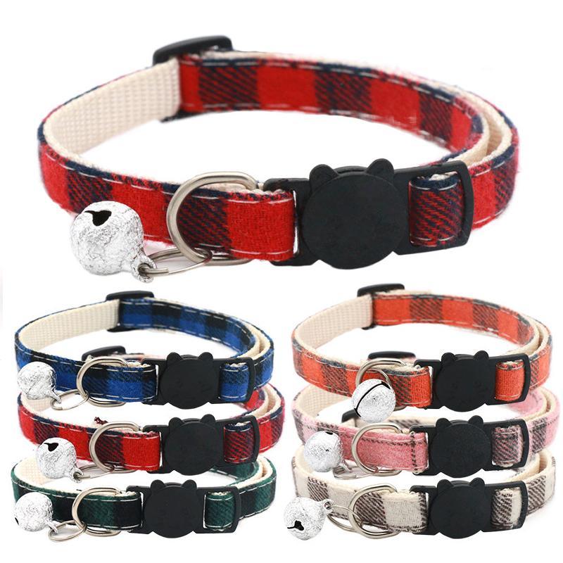 Pet Collar With Bell designer dog collars 6 Colours