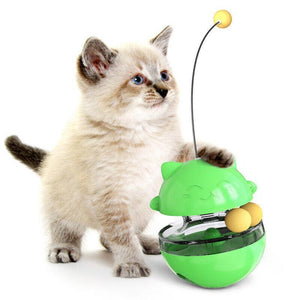 Interactive Cat Toy Treat Dispenser Ball 4 Colours