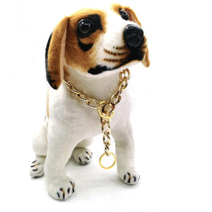 Heavy-Duty Dog Chain Collar Silver