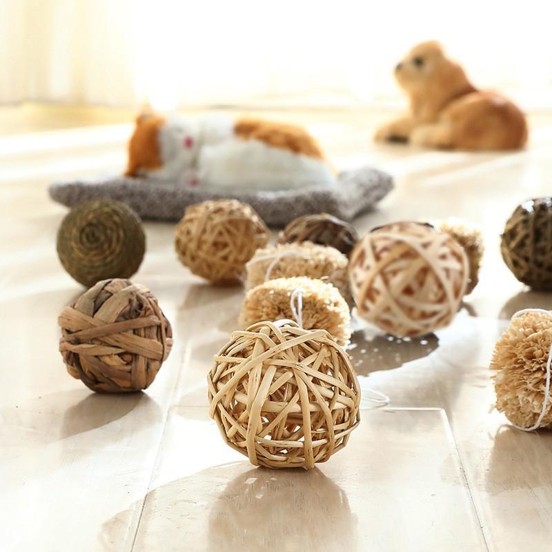 4PCS Rabbit Toys Chewing Ball 7cm