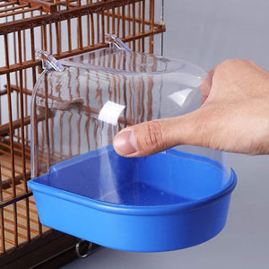 Bird Bath Tub Pet Cleaning 5 Colours 13.5*13*13cm