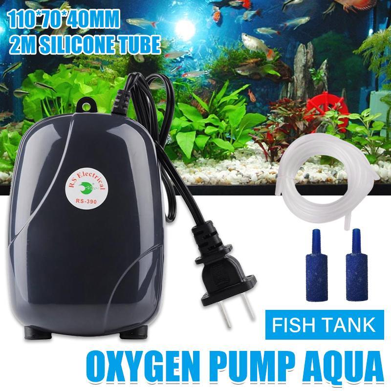 Aquarium Oxygen Pump 2 Outlets