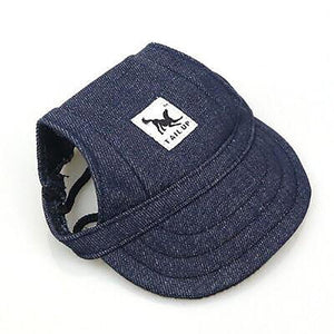 Dog Baseball Cap Outdoor Pet Sun Hat Summer Canvas Visor Puppy S-XL